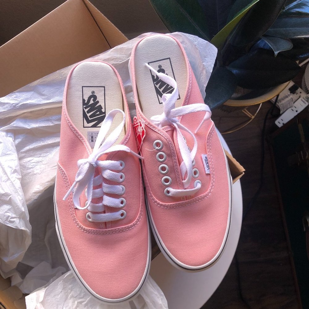 VANS Authentic Mule Powder Pink / True White Men's 6.5 Women's 8 Sneaker